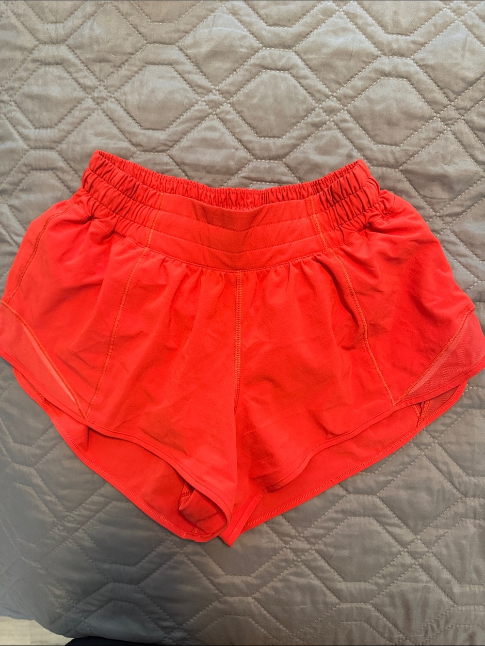 Lululemon Women's Coral Red Hotty Hot Shorts